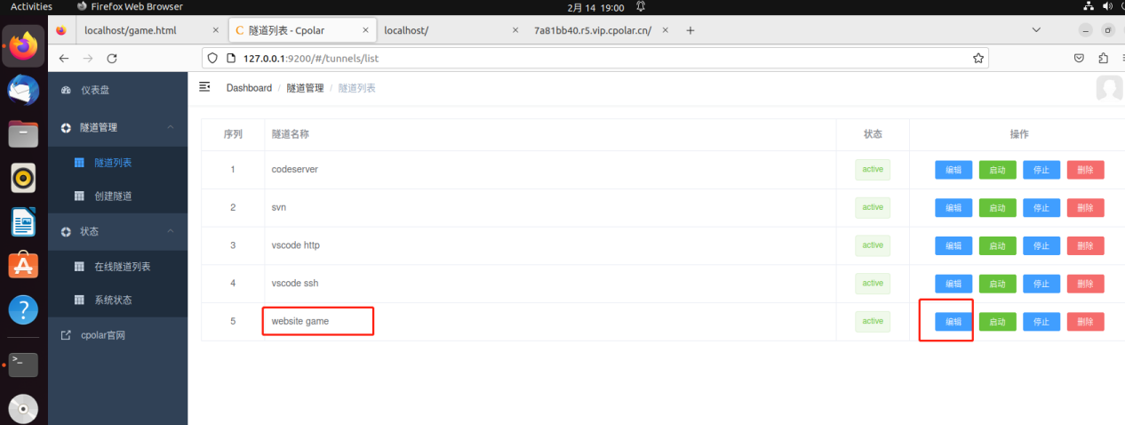 【cpolar】Ubuntu本地快速搭建web小游戏网站，公网用户远程访问插图(10)