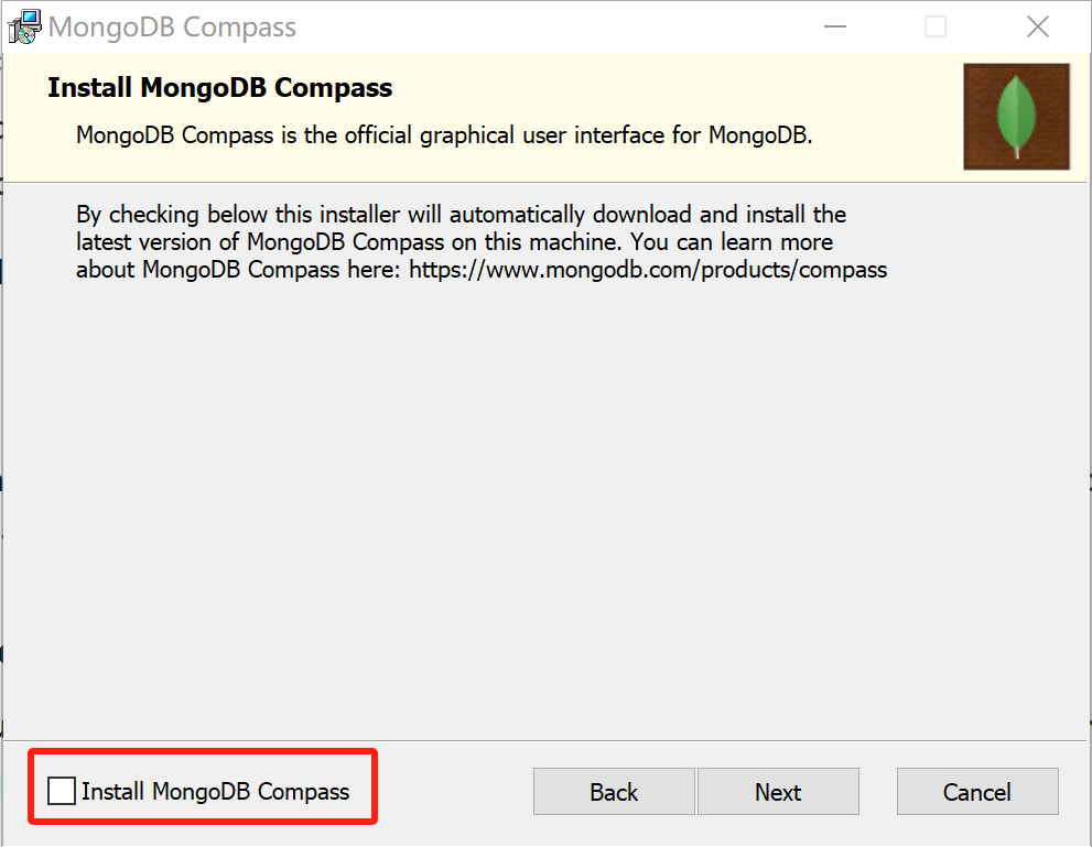 windows上安装MongoDB，springboot整合MongoDB插图(5)