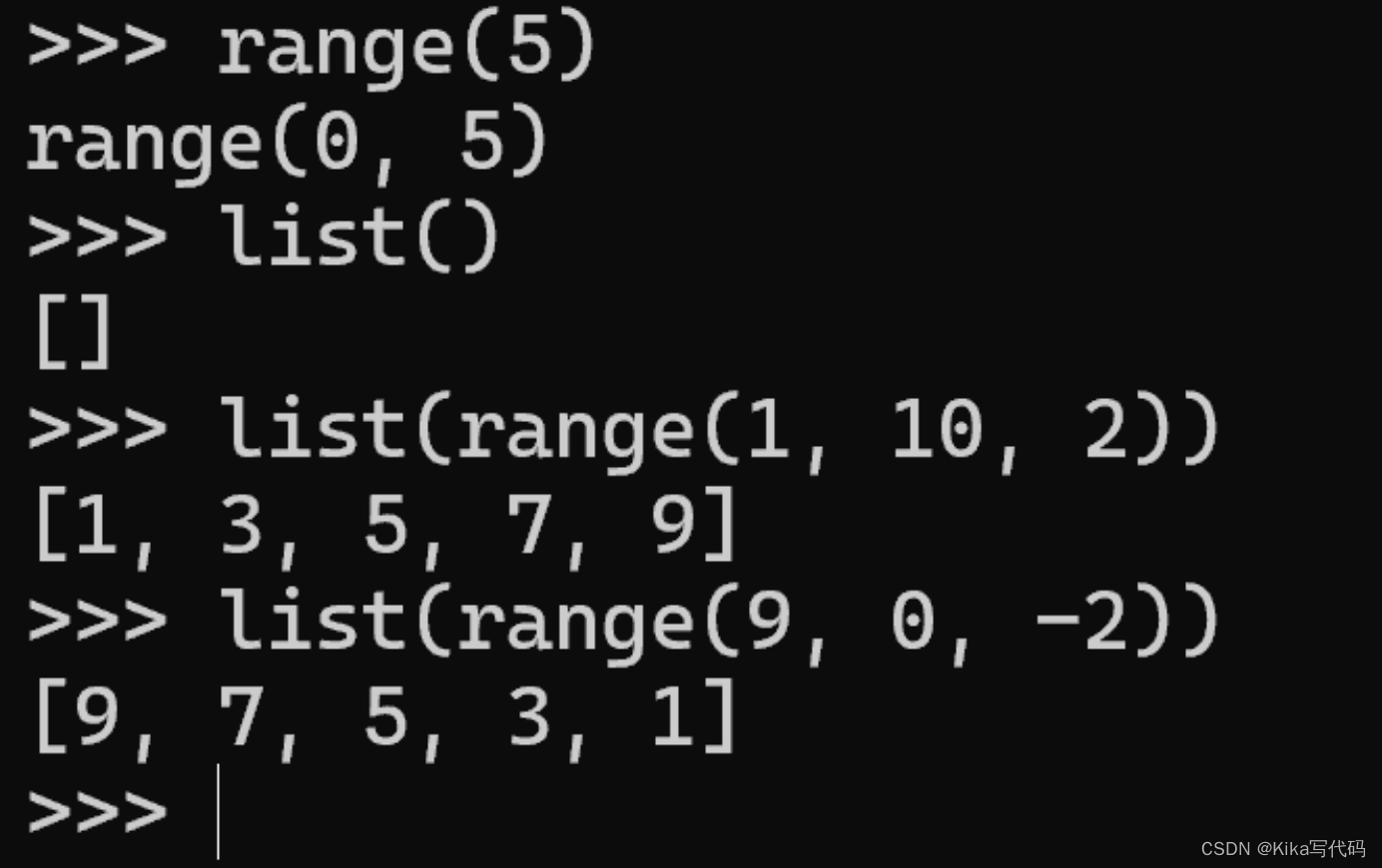 【数据分析基础】实验一 Python运算符、内置函数、序列基本用法插图(7)