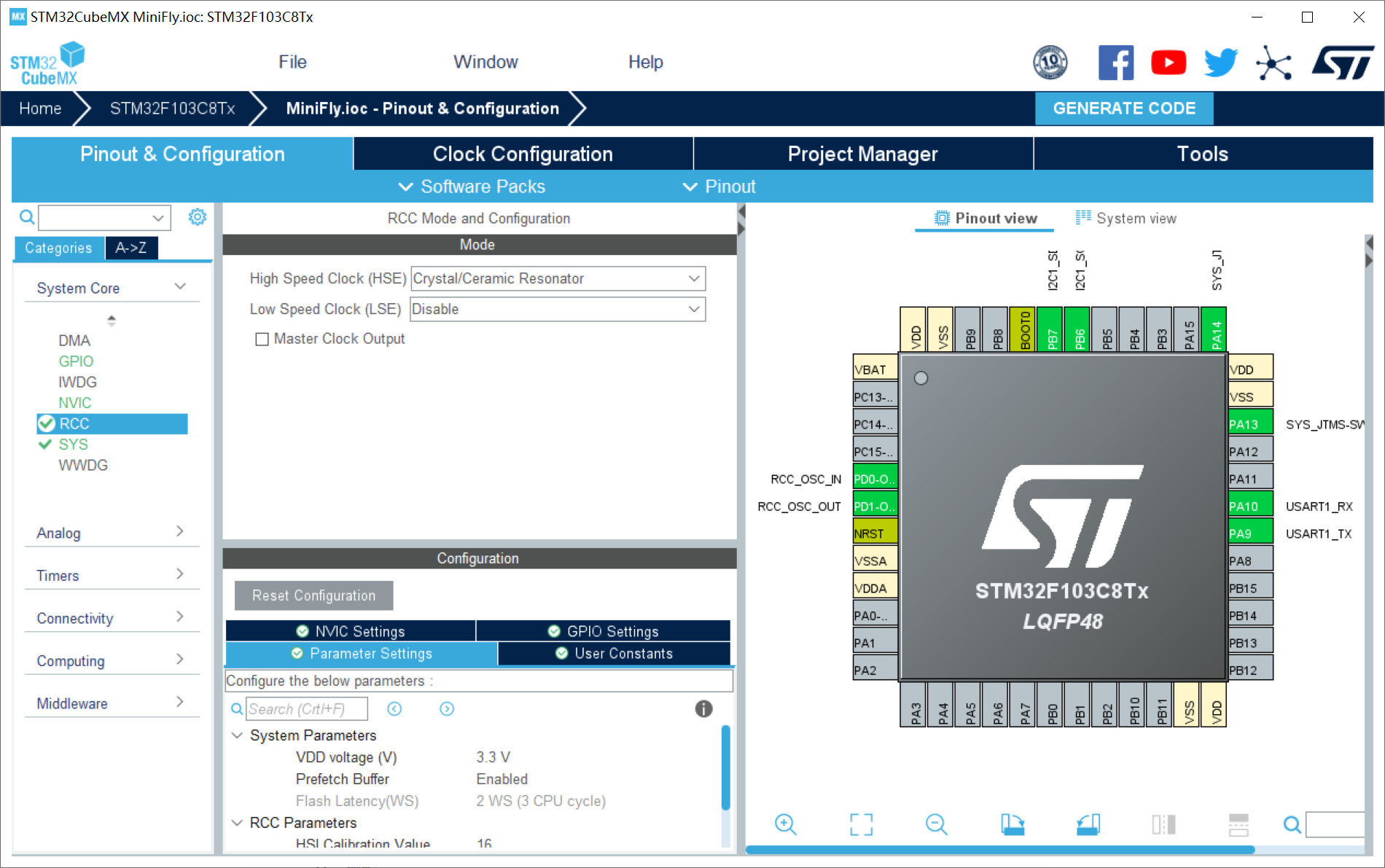 基于STM32的四旋翼无人机项目（二）：MPU6050姿态解算（含上位机3D姿态显示教学）插图(13)