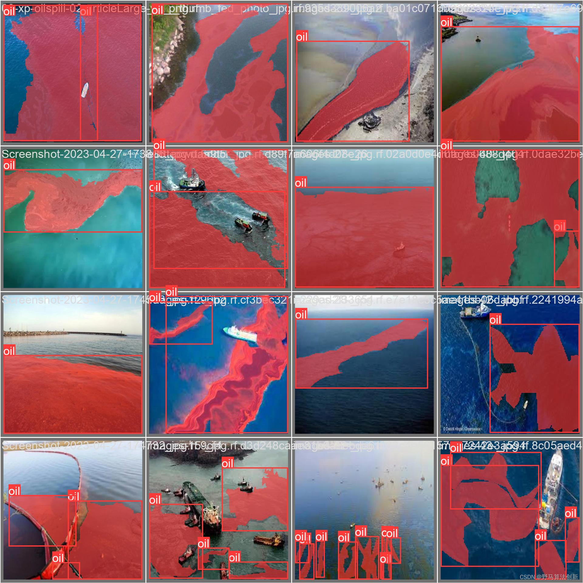 基于YOLOv8的海面石油泄露检测实例分割完整含数据集插图(2)