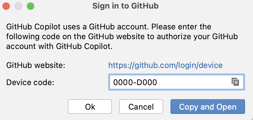 JetBrains IDE(IDEA/WebStorm)配置GitHub Copilot插图(3)