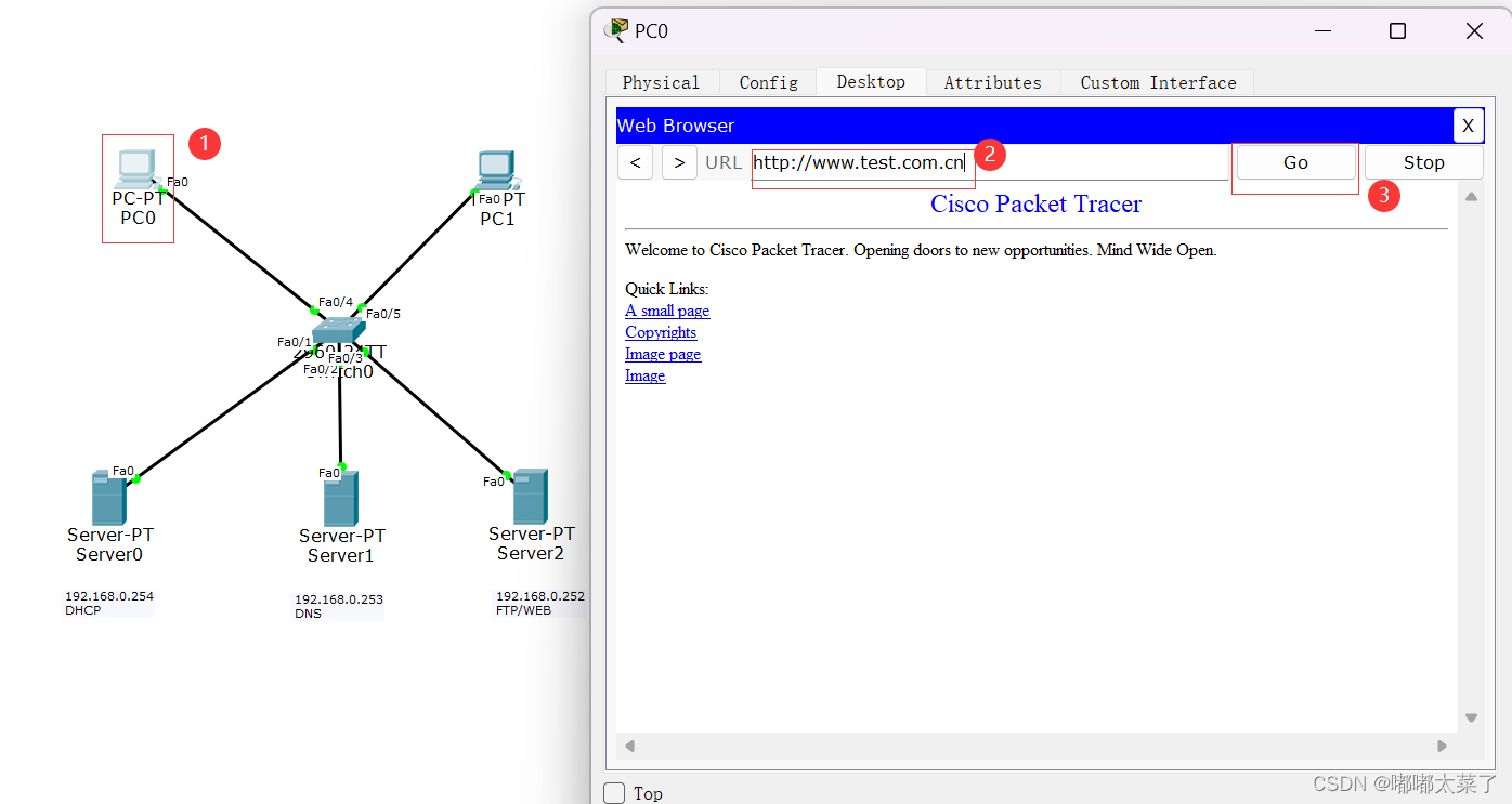 【Cisco Packet Tracer】DHCP/FTP/WEB/DNS实验插图(19)