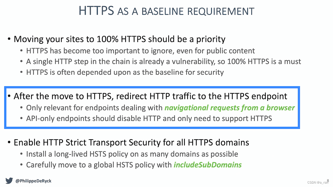 最佳实践的实践 – API 不应将 HTTP 重定向到 HTTPS插图(1)