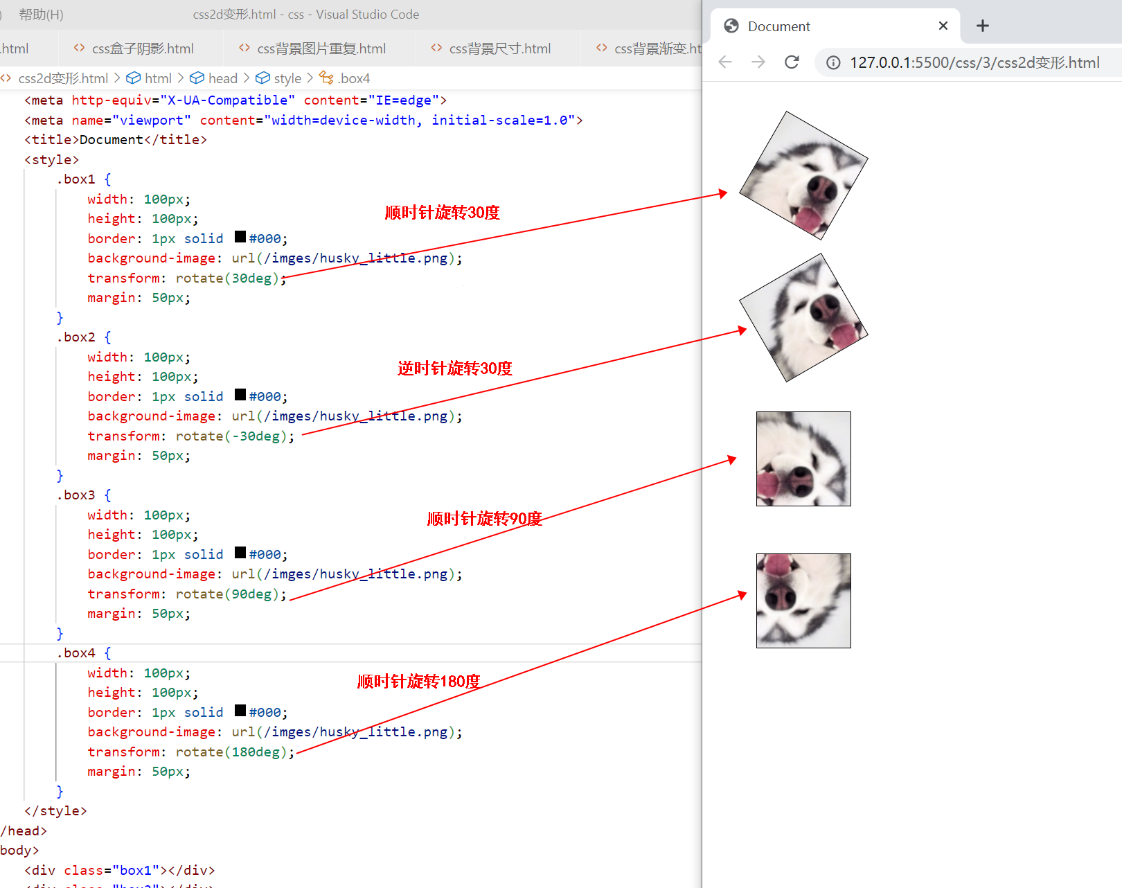 〖大前端 – 基础入门三大核心之CSS篇⑳〗- 2D变形插图(2)