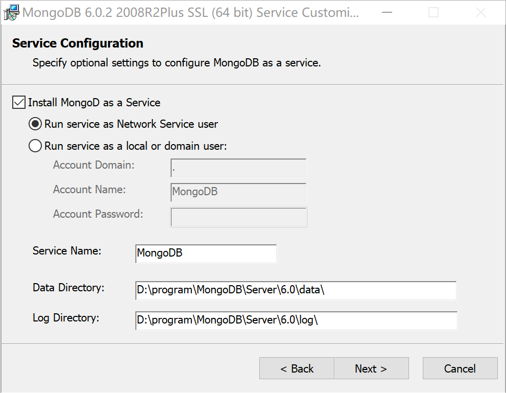 windows上安装MongoDB，springboot整合MongoDB插图(4)