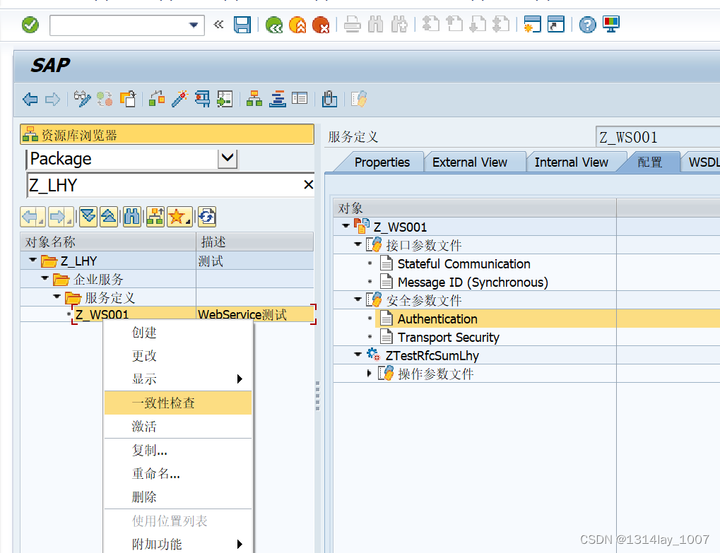 ABAP接口部分-Web Service提供者与消费者插图(48)