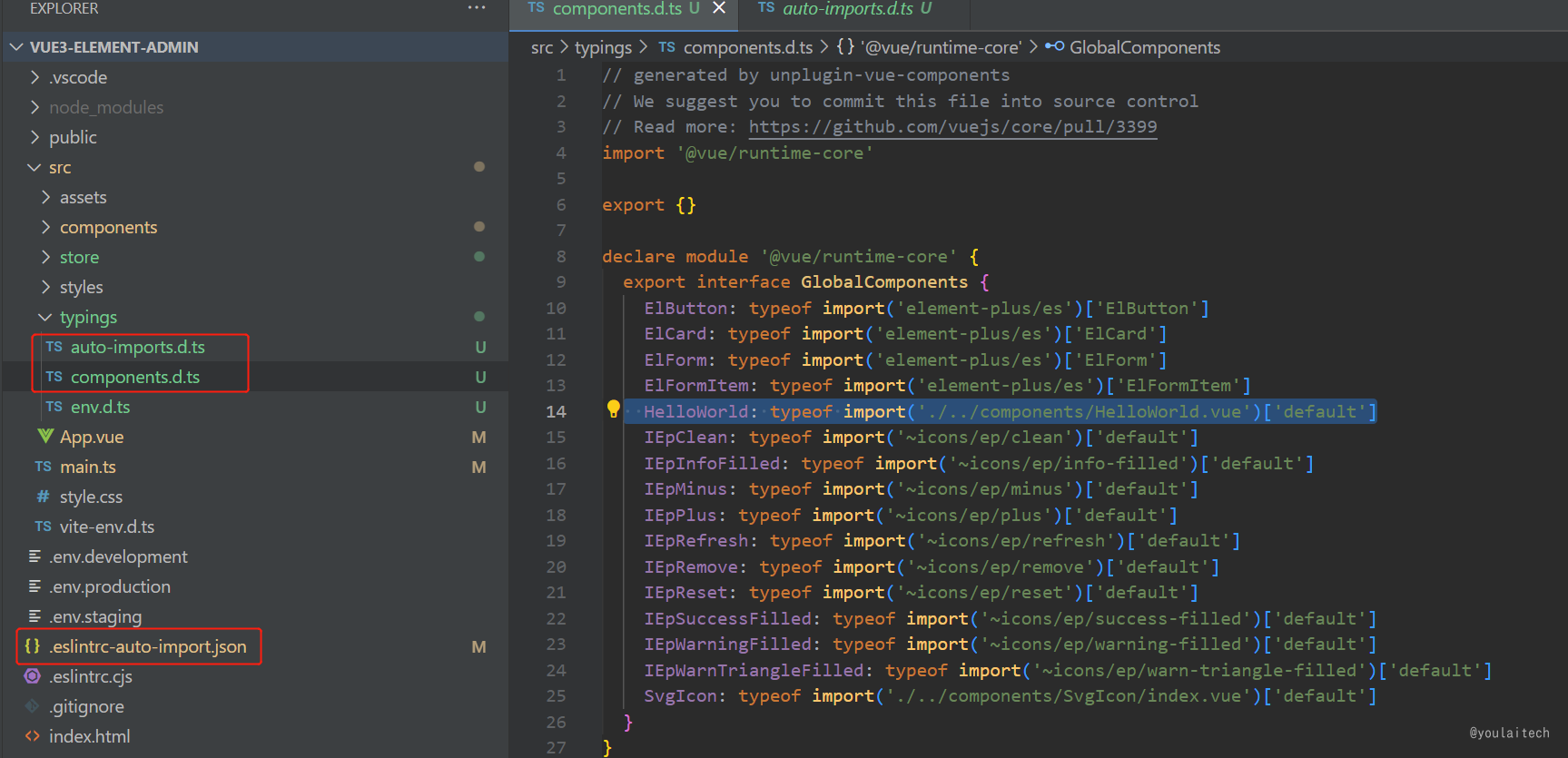 Vue3 + Vite + TypeScript + Element-Plus：从零到一构建企业级后台管理系统（前后端开源）插图(21)