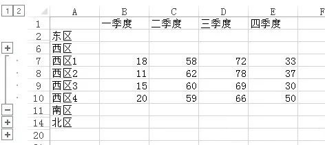 [office] excel工作表数据分级显示 #其他#笔记插图(2)