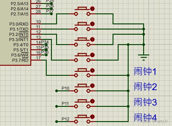 基于51单片机的数字电子钟插图(2)