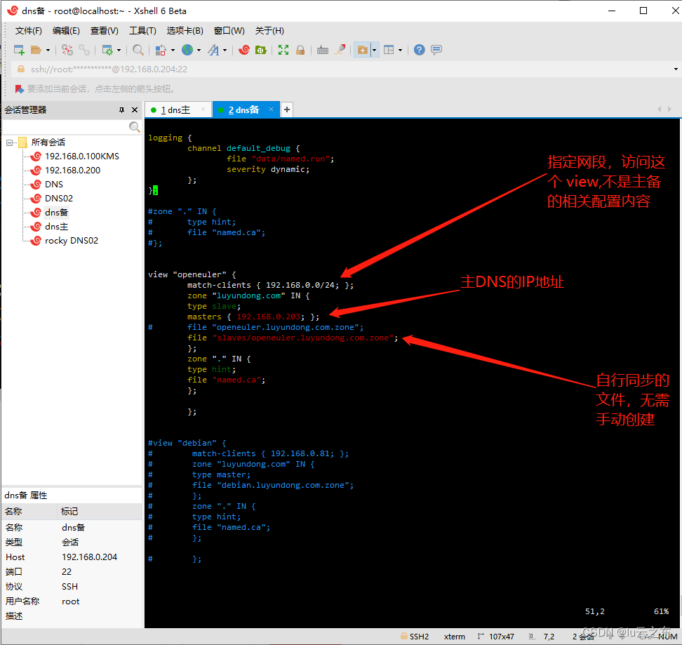 Rocky linux 搭建DNS主从服务器+keepalived实现高可用插图(7)