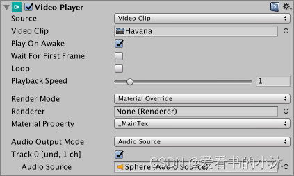 【小沐学Unity3d】Unity播放视频（VideoPlayer组件）插图