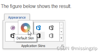 How to: Add and Customize the Ribbon Skin List and Skin Gallery插图(8)