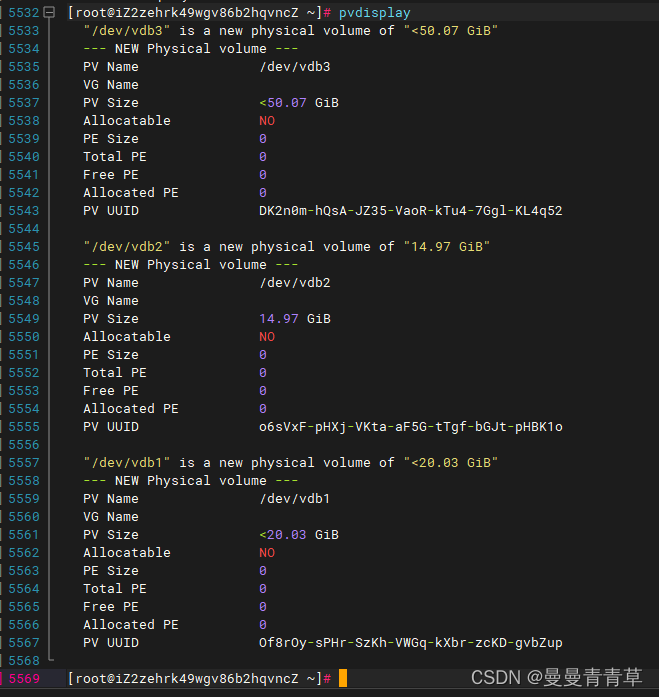 Linux服务器扩容及磁盘分区（LVM和非LVM）插图(13)