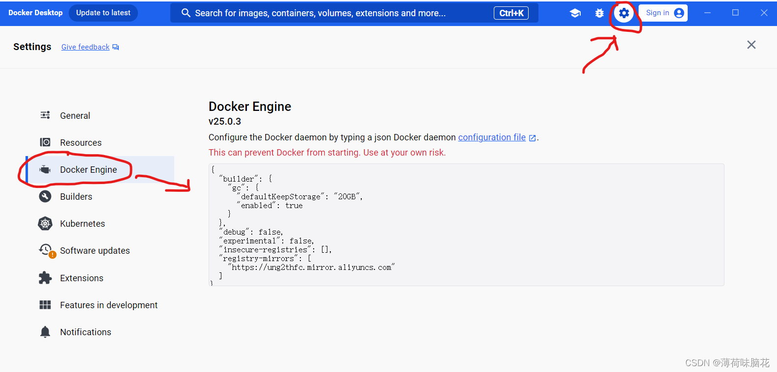 在win10中下载桌面版的docker并在docker中搭建运行基于linux的容器插图(5)