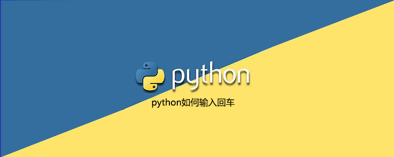 python如何输入回车插图