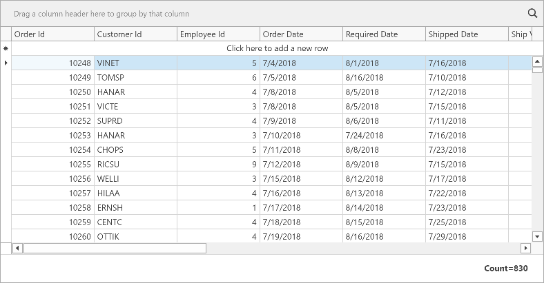 DevExpress WPF中文教程：Grid – 如何向项目添加GridControl并绑定到数据插图(10)