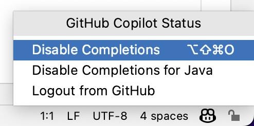 JetBrains IDE(IDEA/WebStorm)配置GitHub Copilot插图(5)