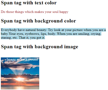 HTML ＜span＞标签插图(1)