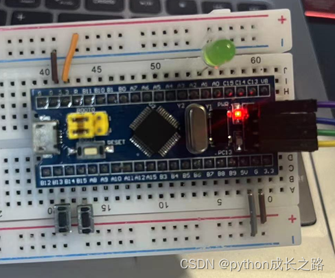 stm32中外部中断控制Led亮灭插图