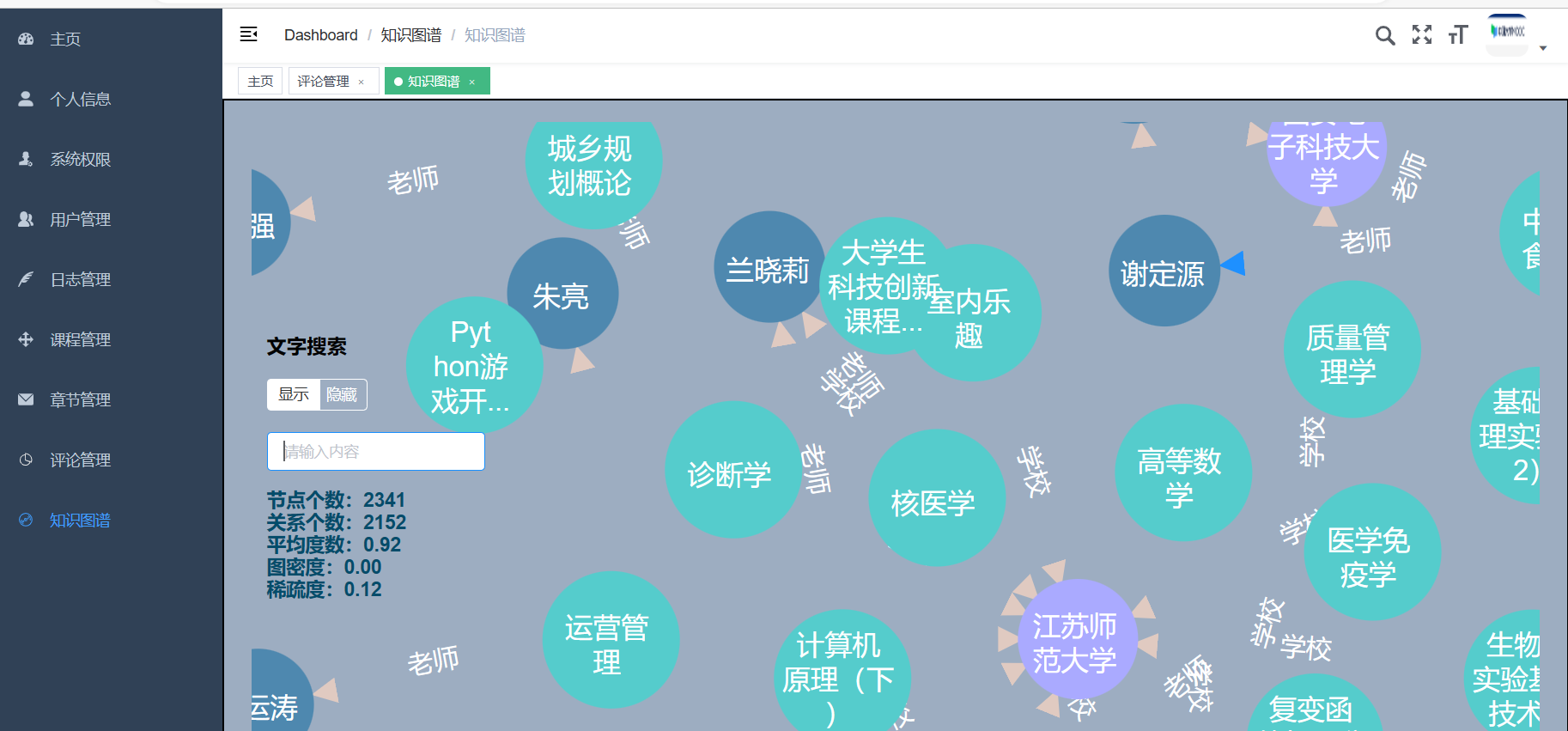 计算机毕业设计Python+Spark知识图谱课程推荐系统 课程预测系统 课程大数据 课程数据分析 课程大屏 mooc慕课推荐系统 大数据毕业设计插图(12)