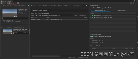 一文读懂Unity性能分析工具：MemoryProfiler，教你轻松分析项目性能瓶颈插图(14)