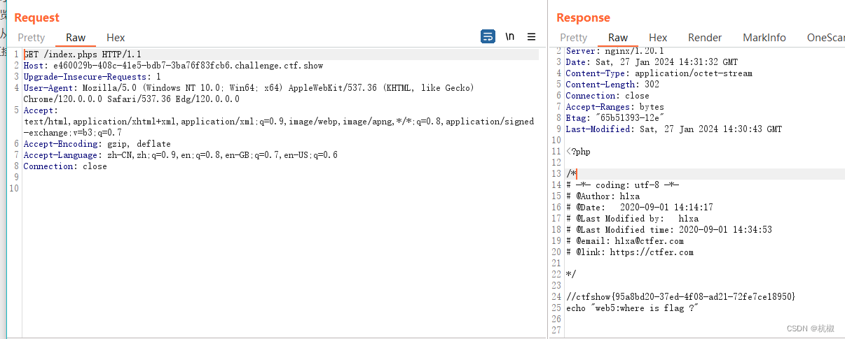 【ctfshow—web】——信息搜集篇1（web1~20详解）插图(11)