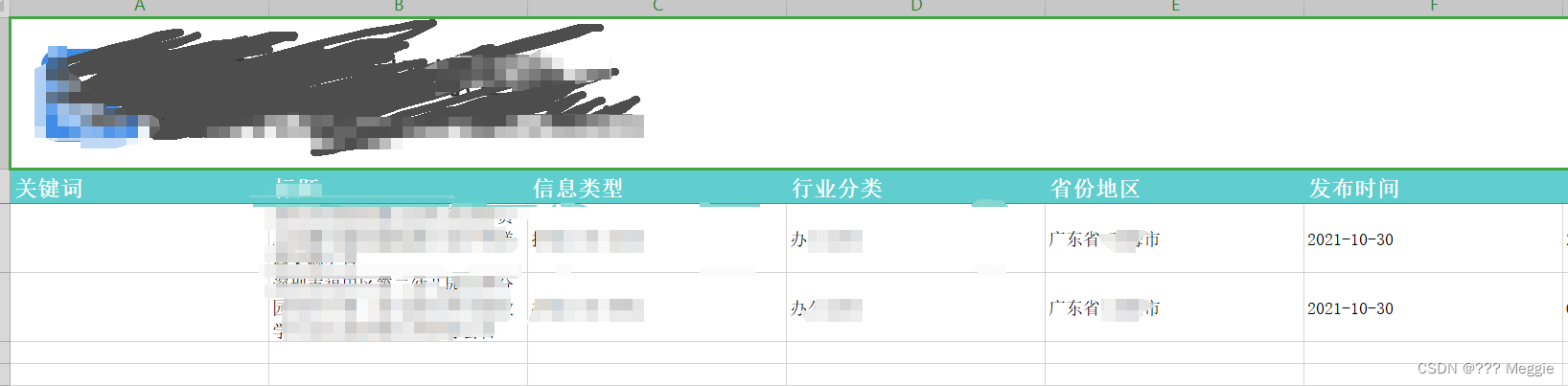 【Python】读取文件夹中所有excel文件拼接成一个excel表格 的方法插图(1)