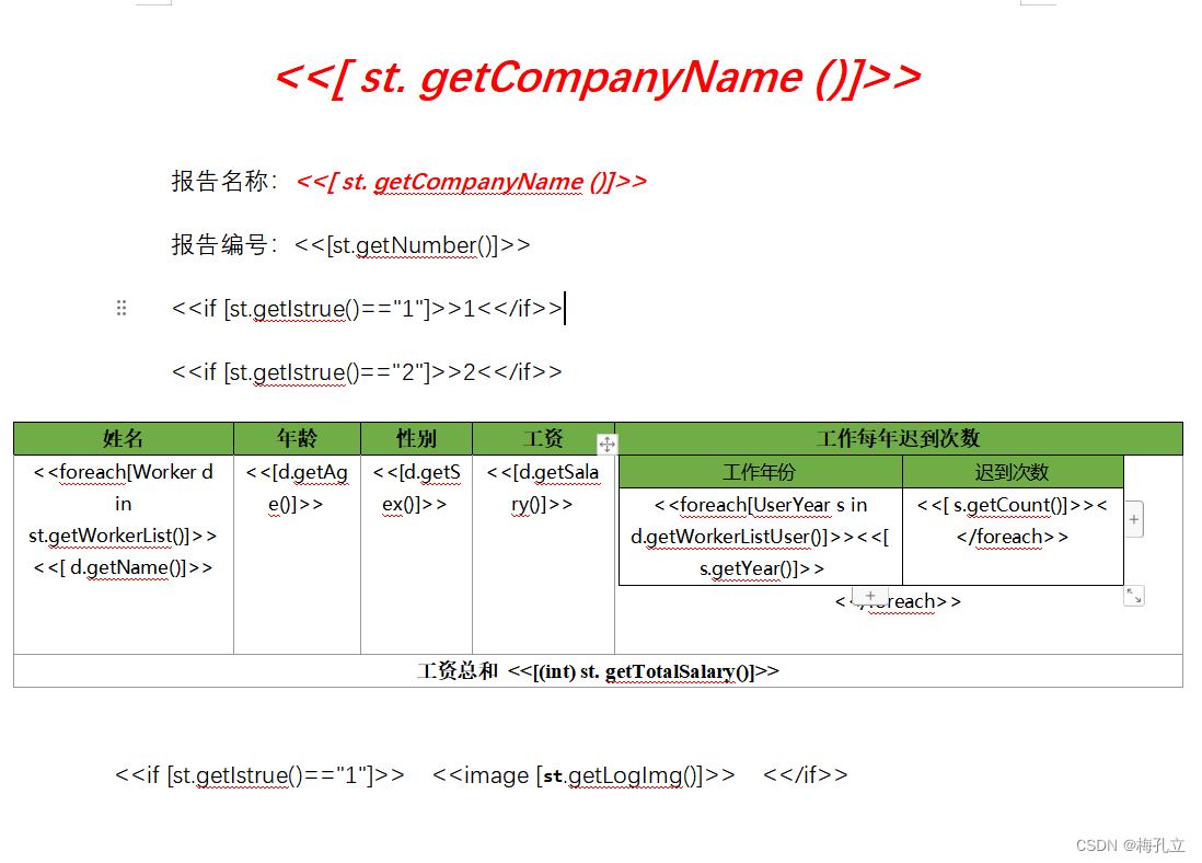 java 实现导出word 自定义word 使用aspose教程包含图片 for 循环 自定义参数等功能插图(9)