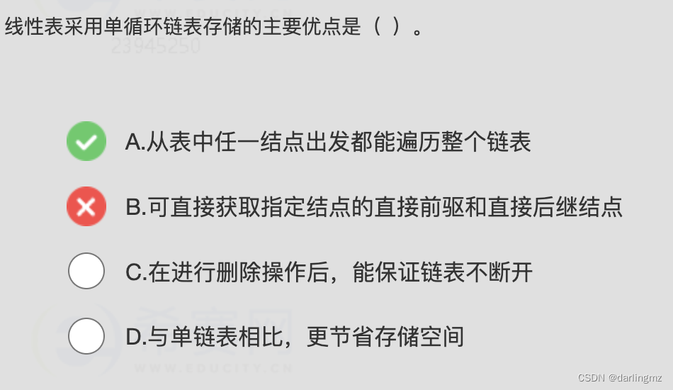 线性表、单循环链表学习插图