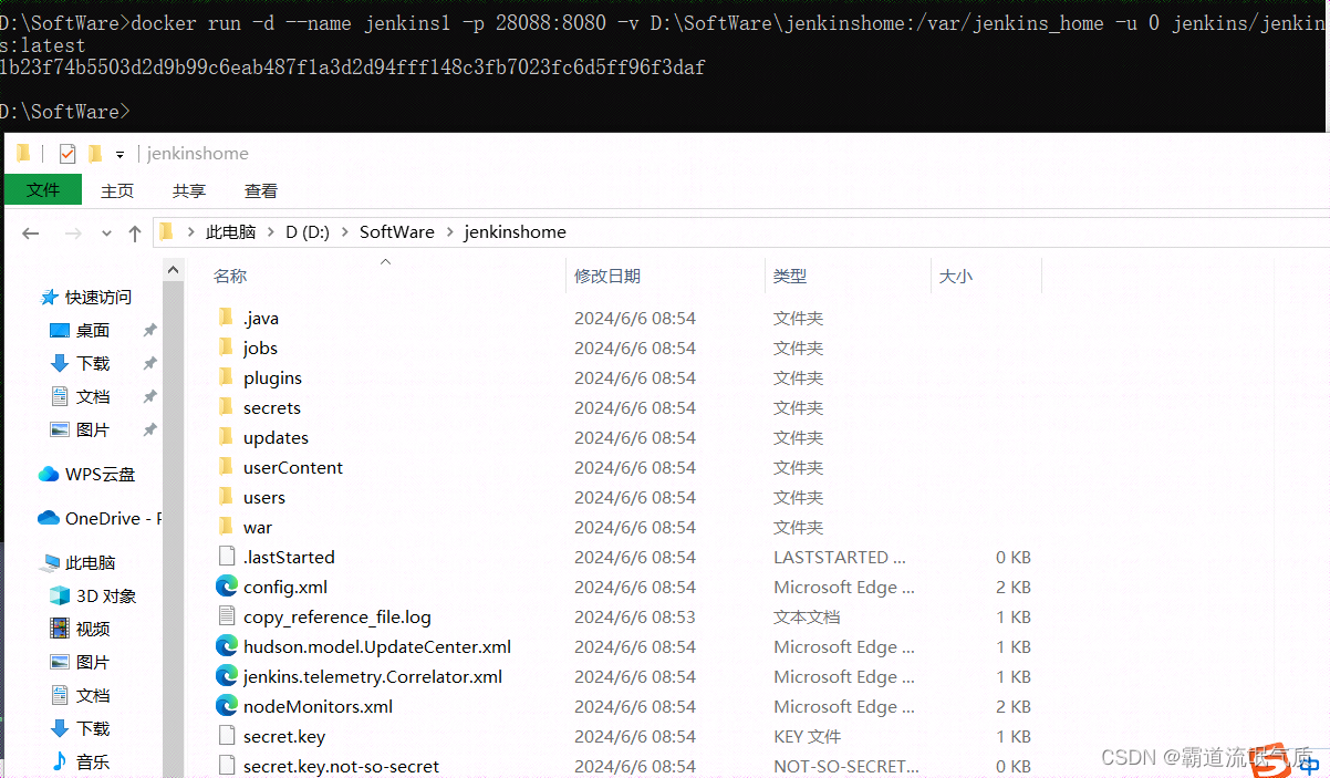 DockerCompose中部署Jenkins（Docker Desktop在windows上数据卷映射）插图(2)