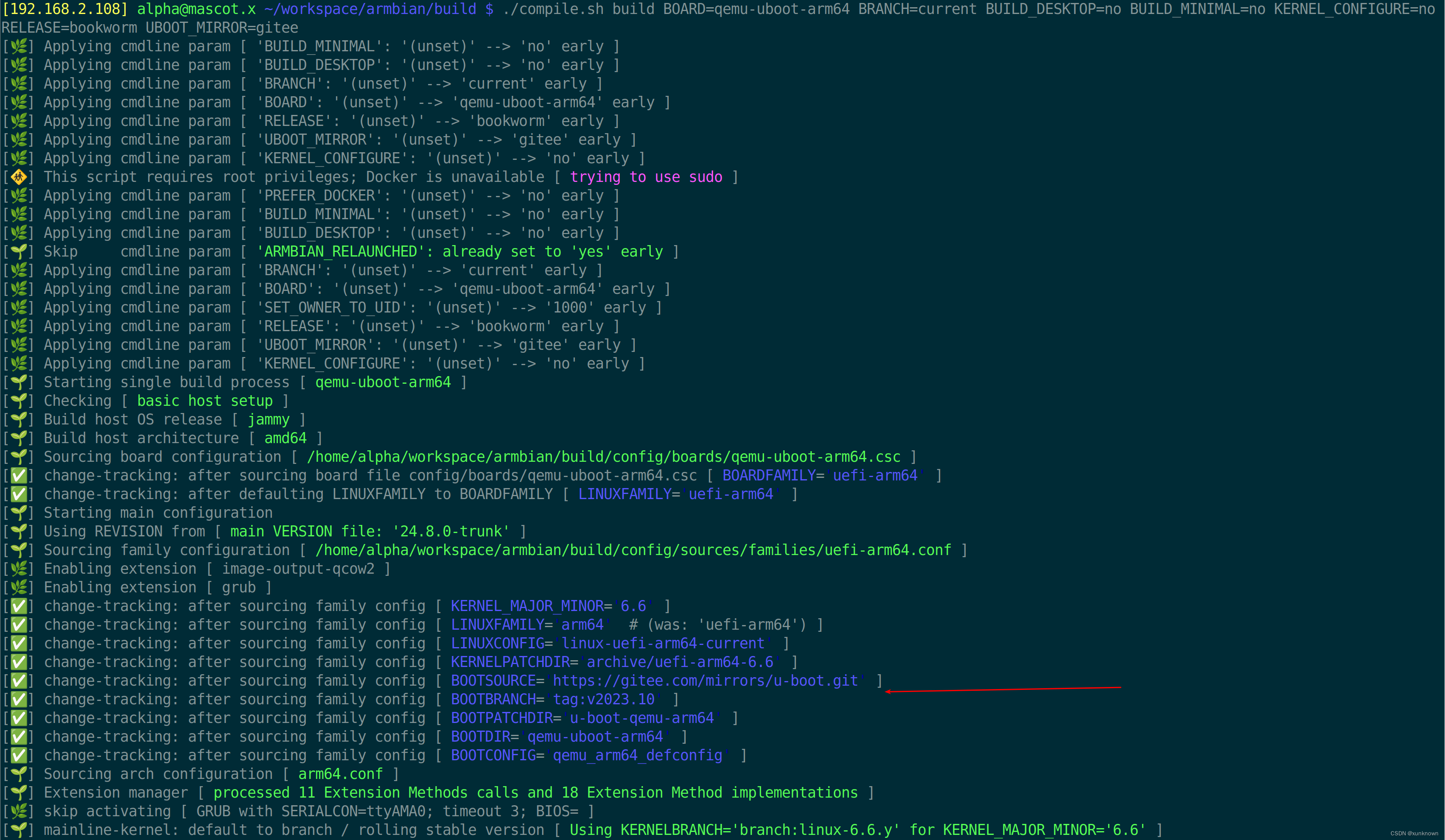 编译和运行qemu-uboot-arm64单板的Armbian系统插图