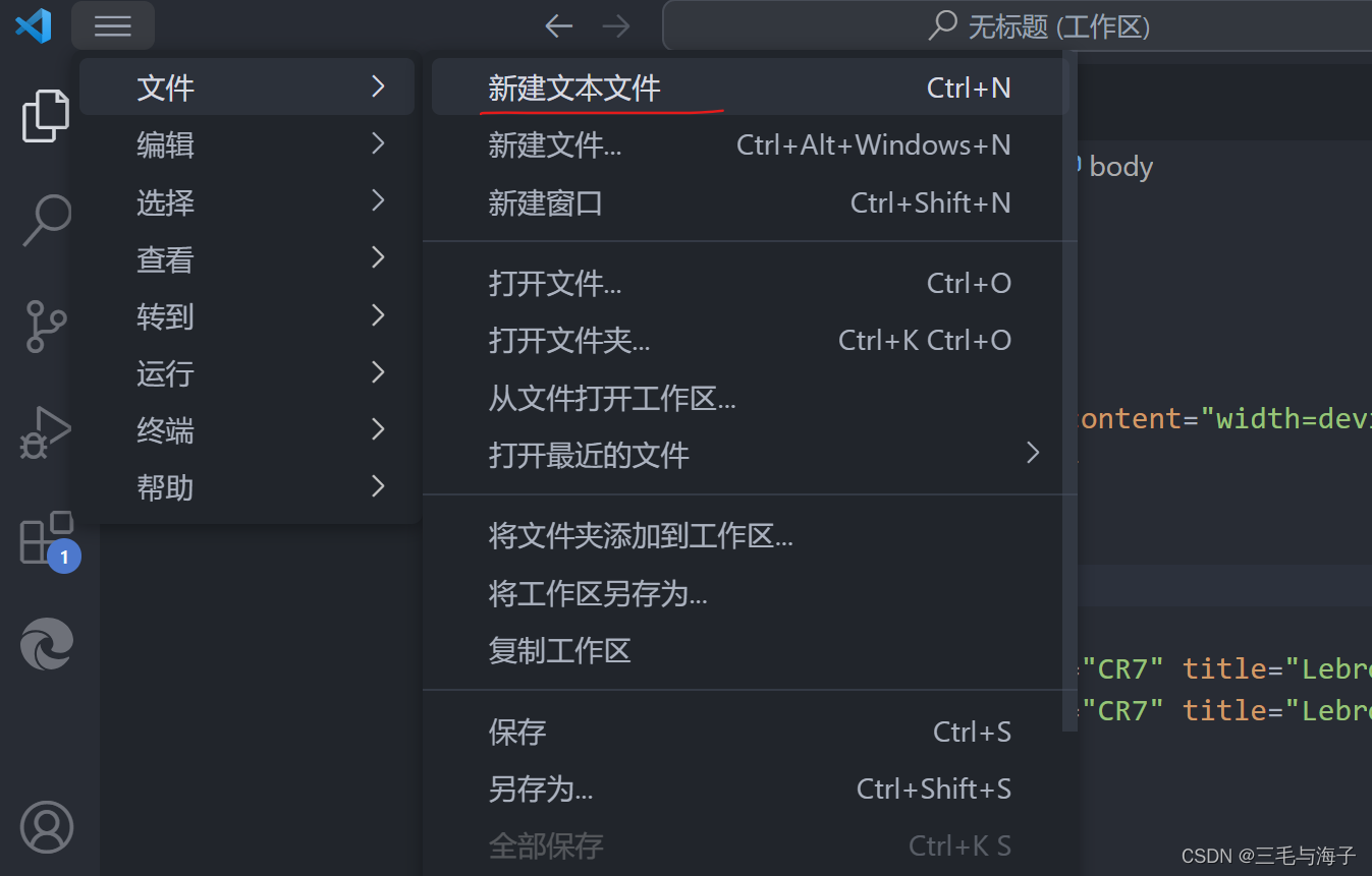 前端–基础 目录文件夹和根目录 VScode打开目录文件夹插图(3)