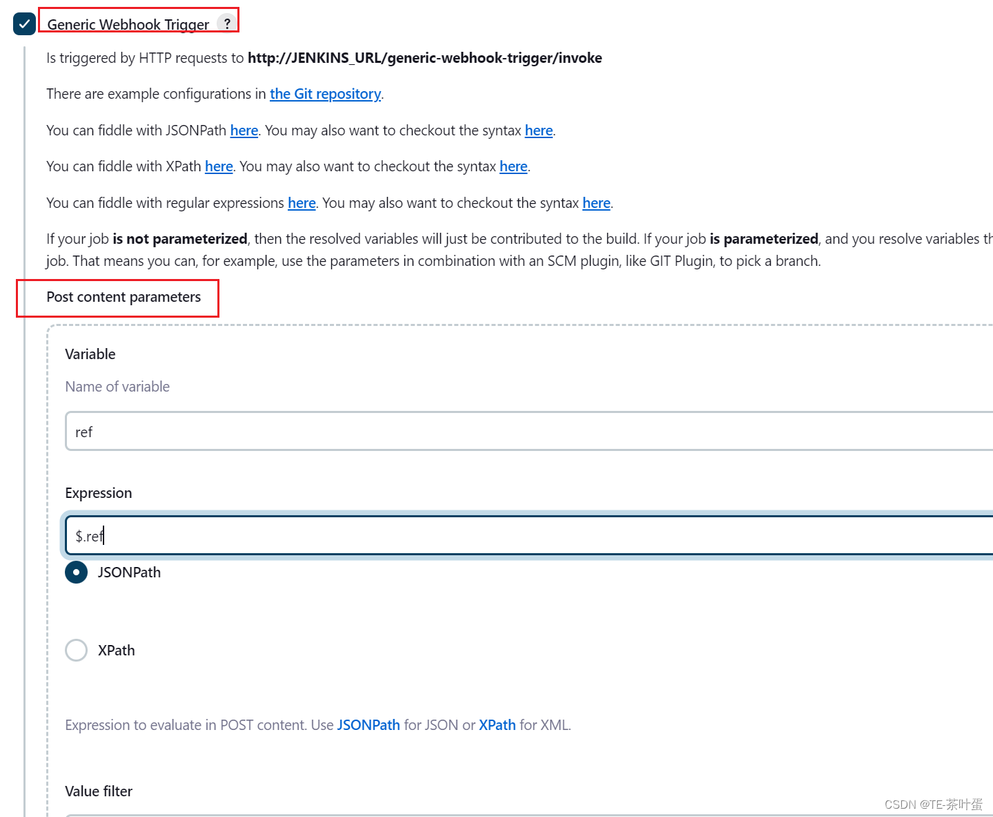 jenkins-Generic Webhook Trigger指定分支构建插图(3)