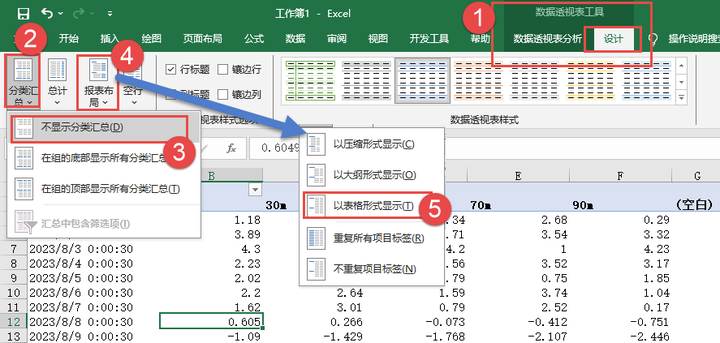 Excel行列条件转换问题，怎么实现如图一到图二的效果？插图(4)