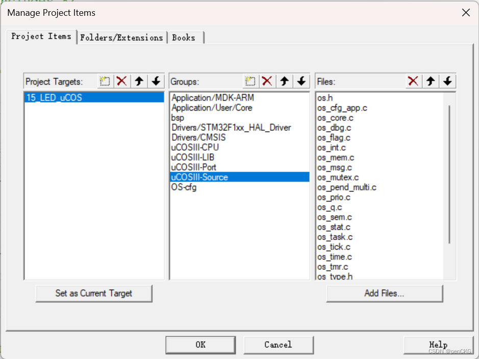 STM32F103C8移植uCOSIII并以不同周期点亮两个LED灯（HAL库方式）【uCOS】【STM32开发板】【STM32CubeMX】插图(9)