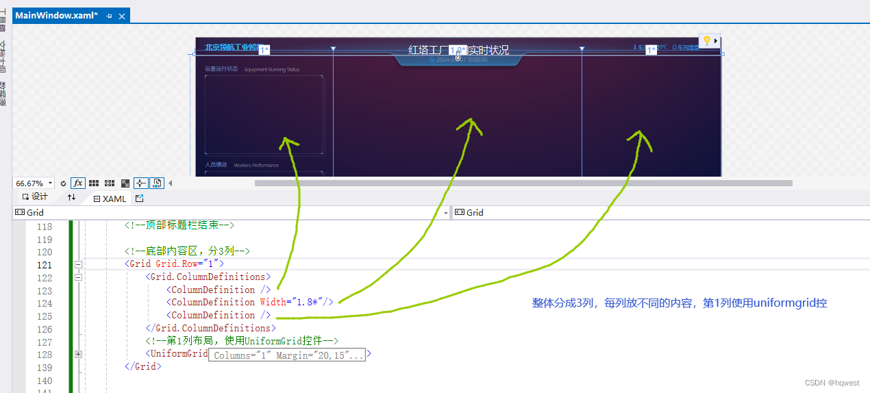 C#WPF数字大屏项目实战03–数据内容区域插图