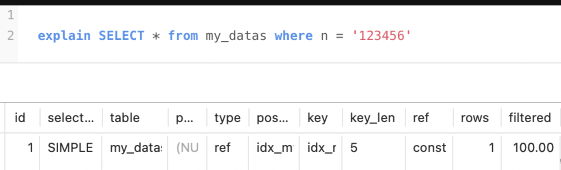 轻松上手MYSQL：SQL优化之Explain详解插图(2)