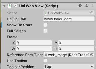Unity 工具之 UniWebView 内嵌网页/浏览器到应用中，并且根据UGUI大小放置（简单适配UGUI）插图