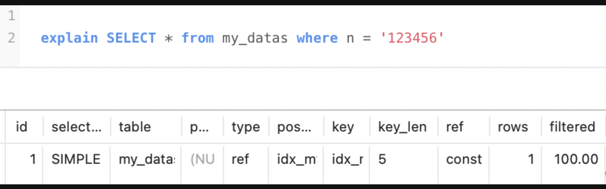 轻松上手MYSQL：SQL优化之Explain详解插图(3)