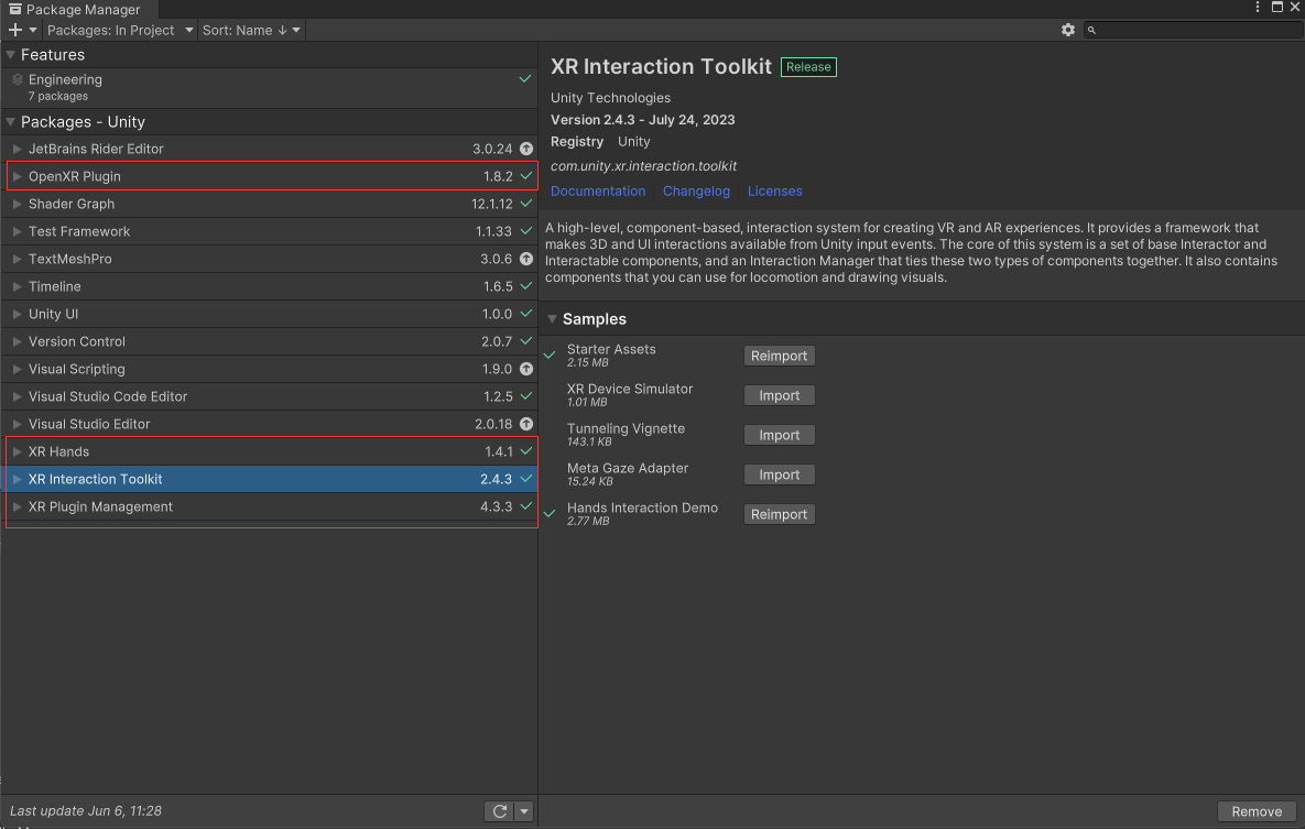 UnityXR Interaction Toolkit 如何使用XRHand手部识别插图(1)