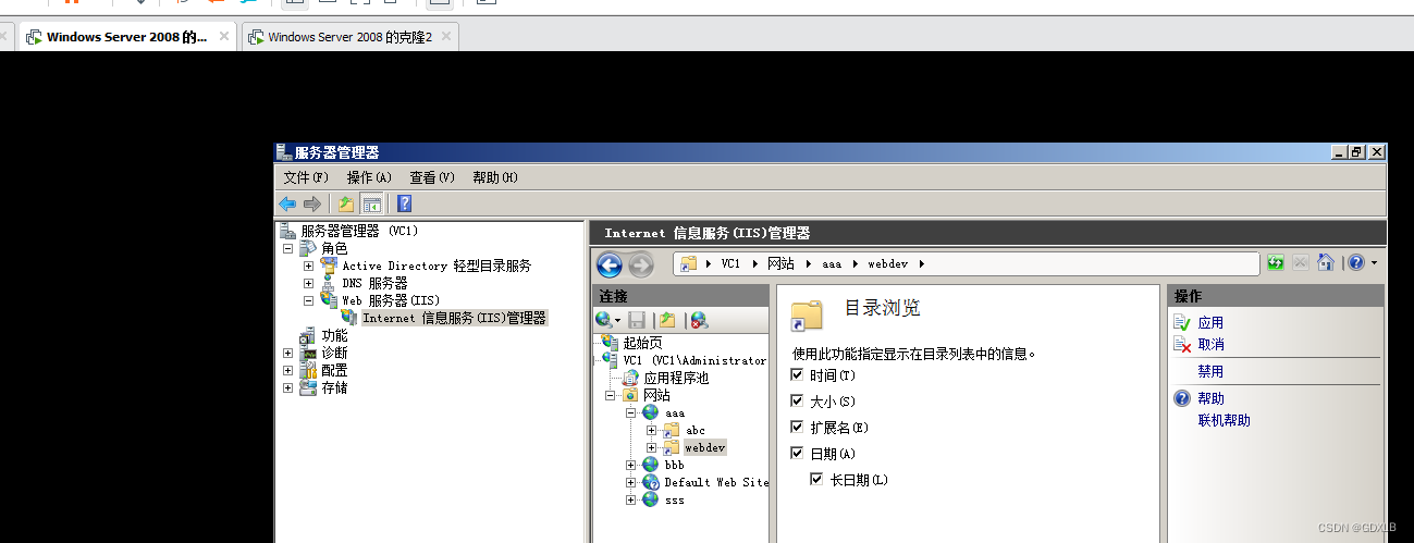 Windows Server 2008添加Web服务器（IIS）、WebDAV服务、网络负载均衡插图(31)