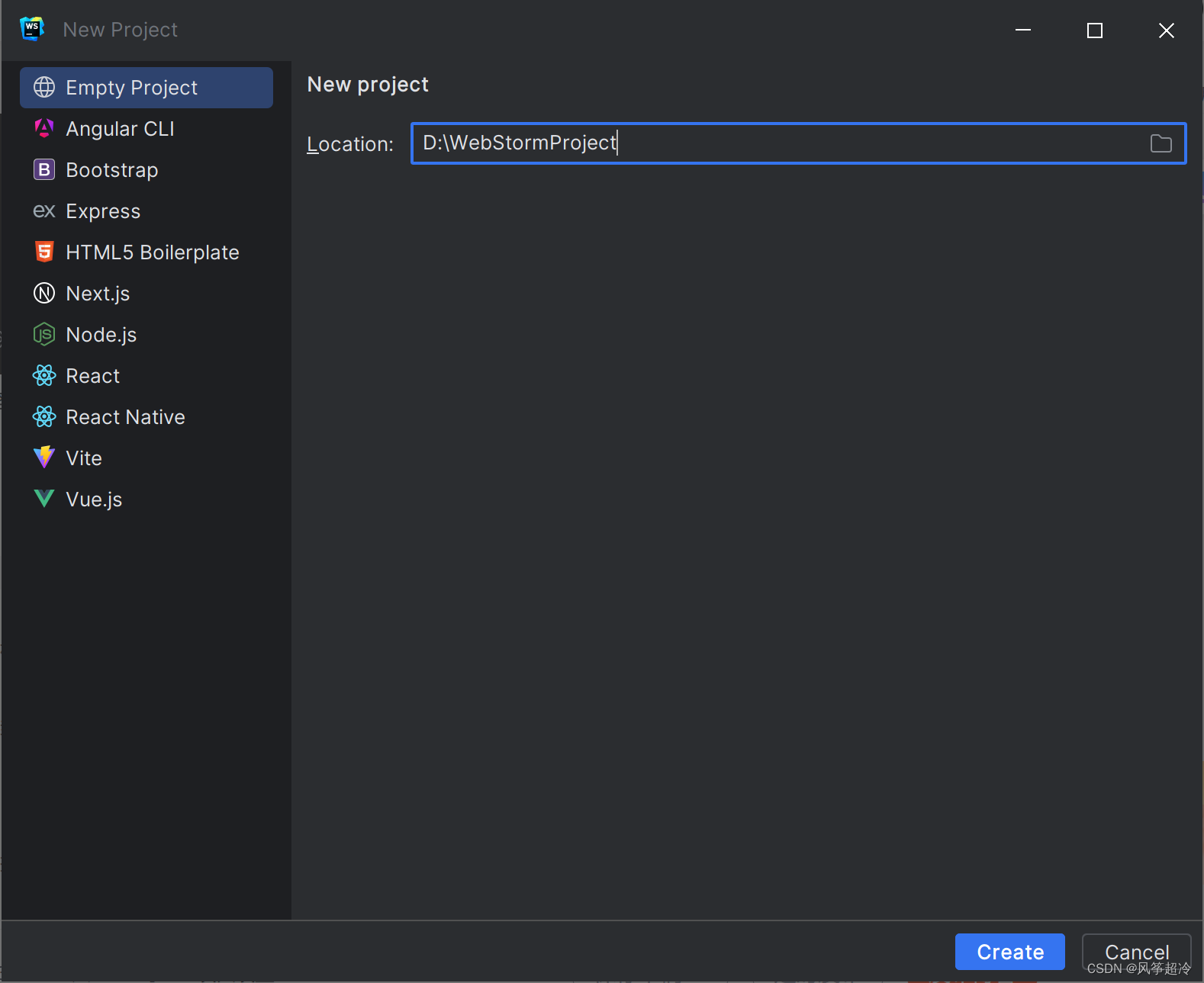 WebStorm 创建一个Vue项目插图(7)