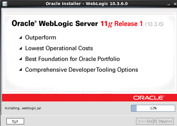 实战：Oracle Weblogic 11g 安装部署（10.3.6.0）插图(12)