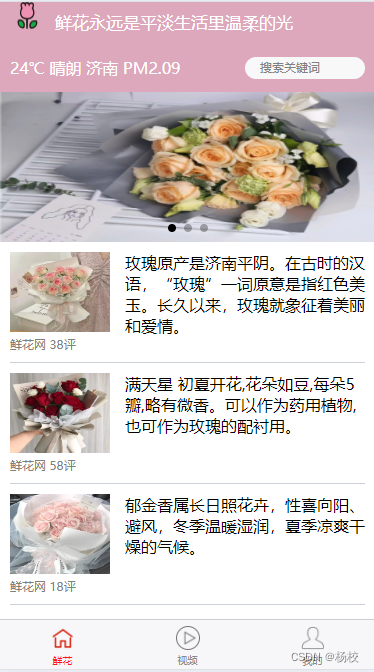 基于Vue3的Uniapp实训项目|一家鲜花店插图(2)