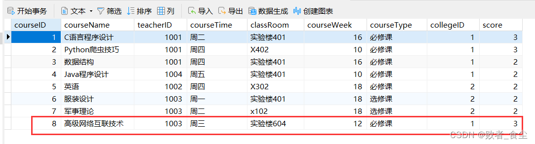 基于Java的教务信息管理系统（前端 + 后端）插图(14)