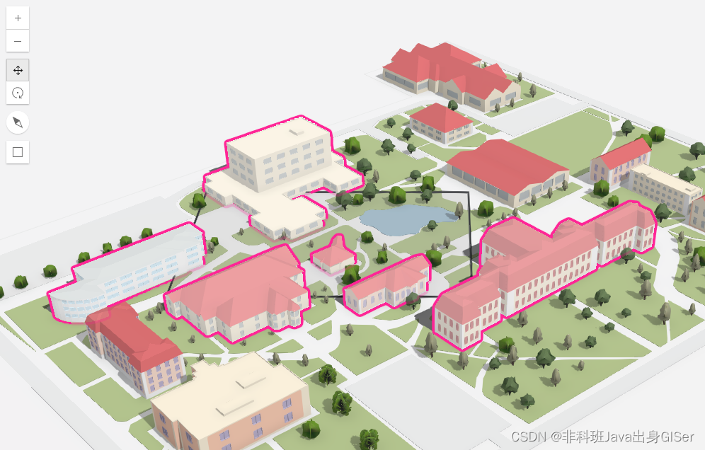 ArcGIS JSAPI 学习教程 – ArcGIS Maps SDK for JavaScript – 框选显示高亮几何对象插图