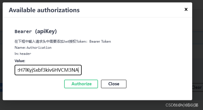 .NET 6 WebApi Swagger 配置 JWT token+Authorize认证插图(10)