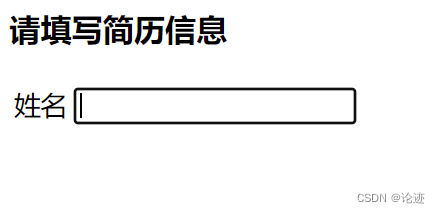 【前端】HTML实现个人简历信息填写页面插图(4)