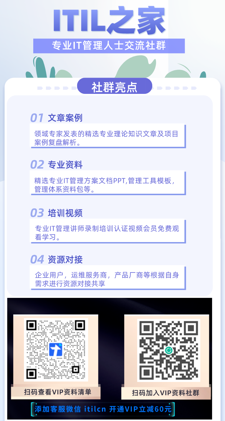 ITIL4背景下，ITSM产品应具备哪些特点？插图(1)